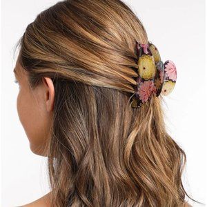 France Luxe Couture Jaw Hair Clip Chrysanthemum